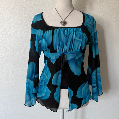 Flower fairy sleeve top