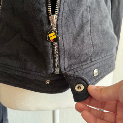 Harajuku fitted zip up jacket