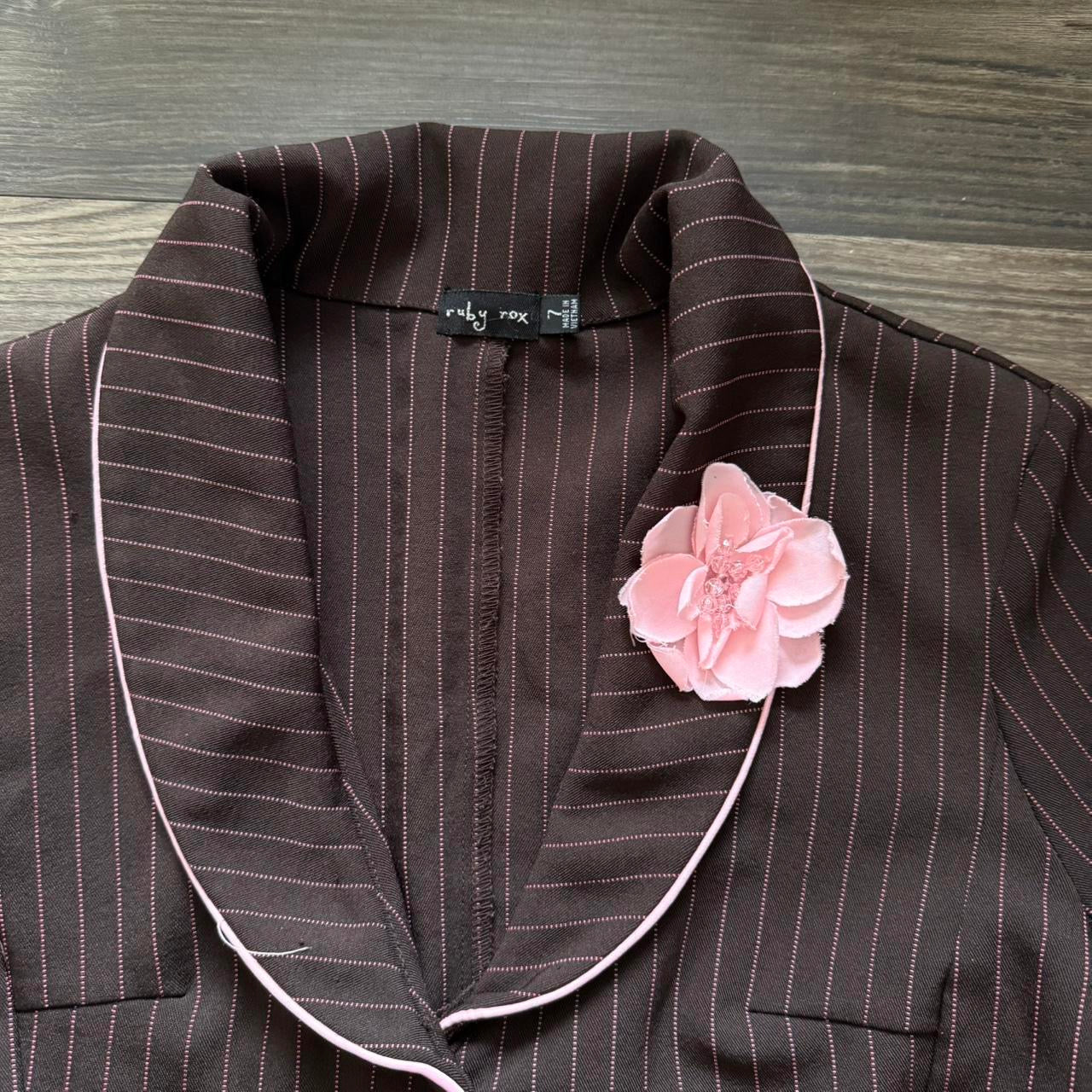 Ruby Rox striped blazer