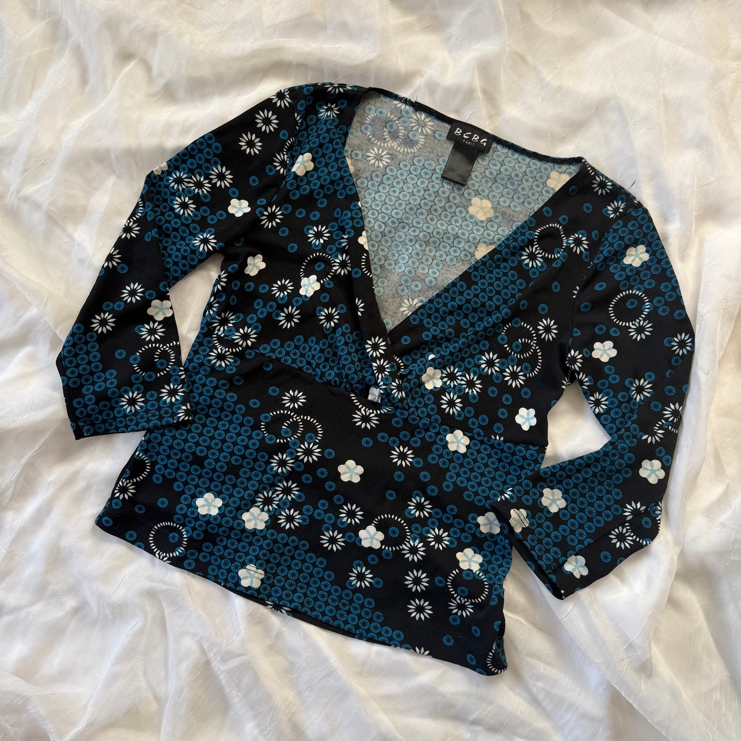 BCBG boho long sleeve top