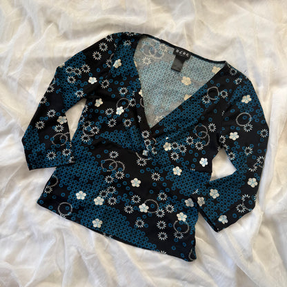 BCBG boho long sleeve top