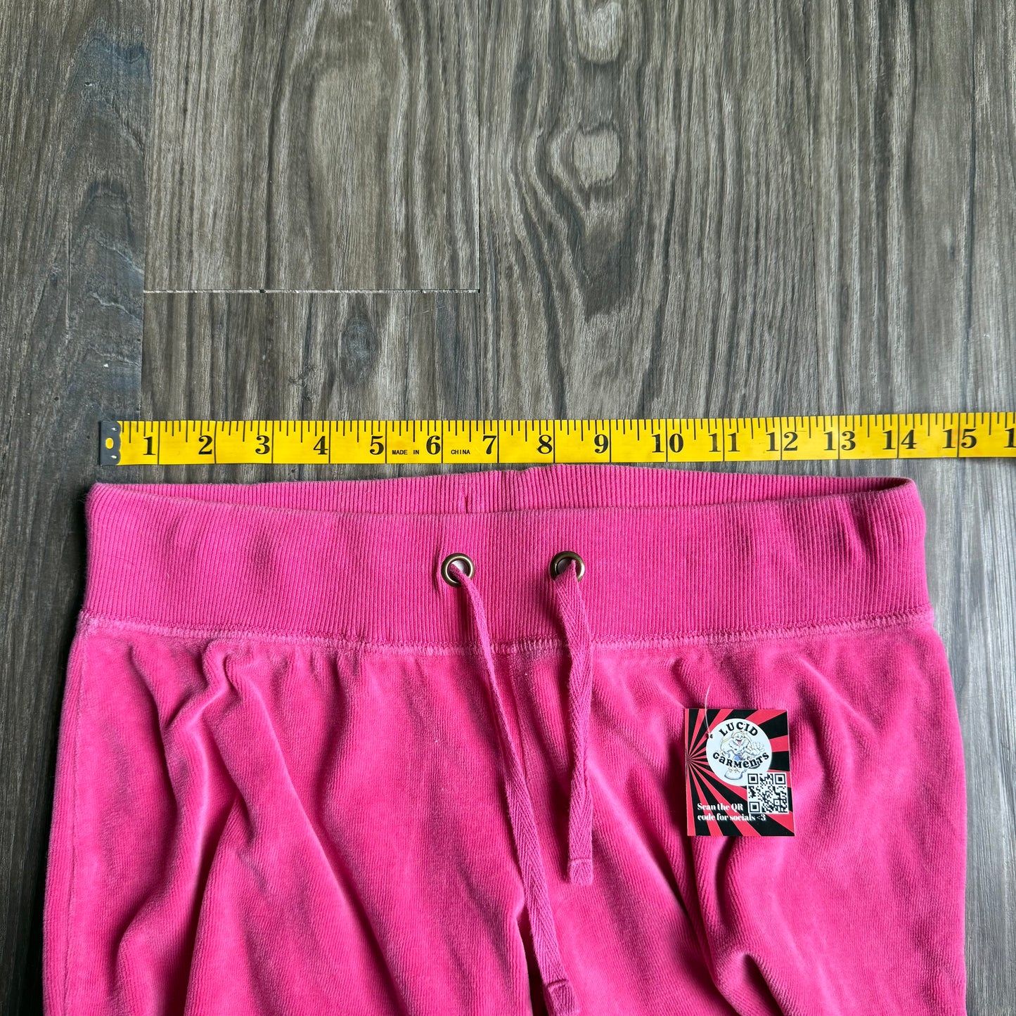 Pink velvet gauchos