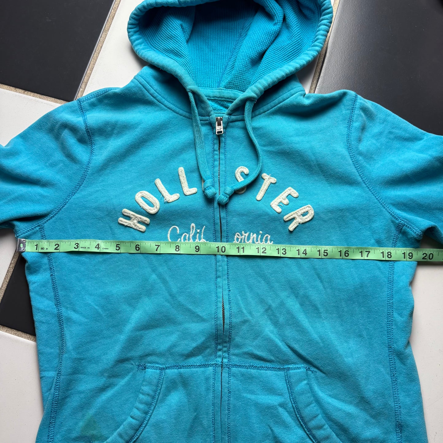 Hollister turquoise hoodie