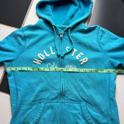 Hollister turquoise hoodie
