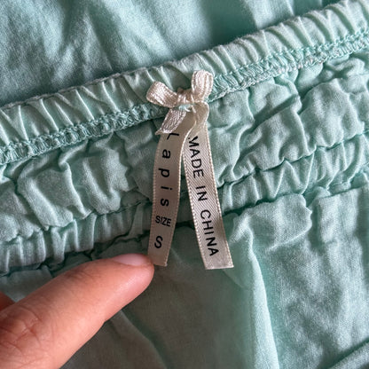 Aqua faded boho maxi