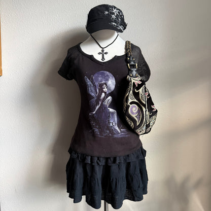 Spiral Fairy gothic top
