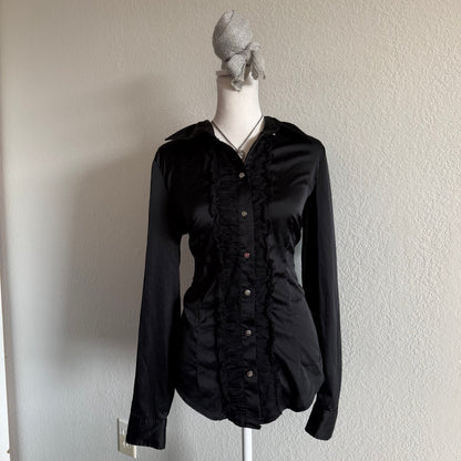Office siren ruffle longsleeve