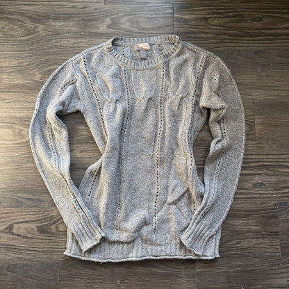 Knitted grey indie sweater