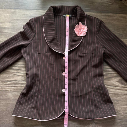 Ruby Rox striped blazer