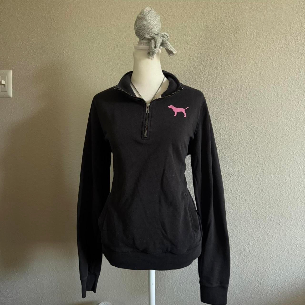 Love Pink quarter zip sweatshirt