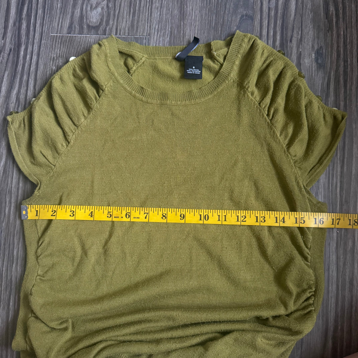 Olivia’s green office top