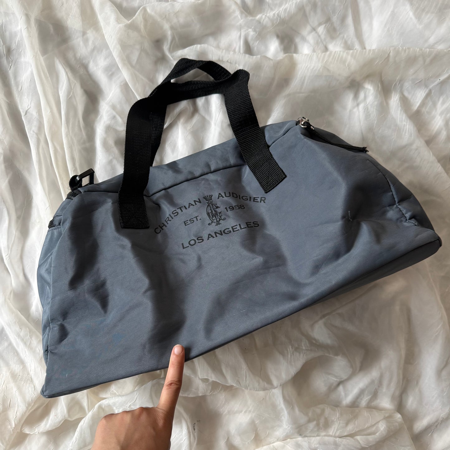 Christian Audigier duffle bag