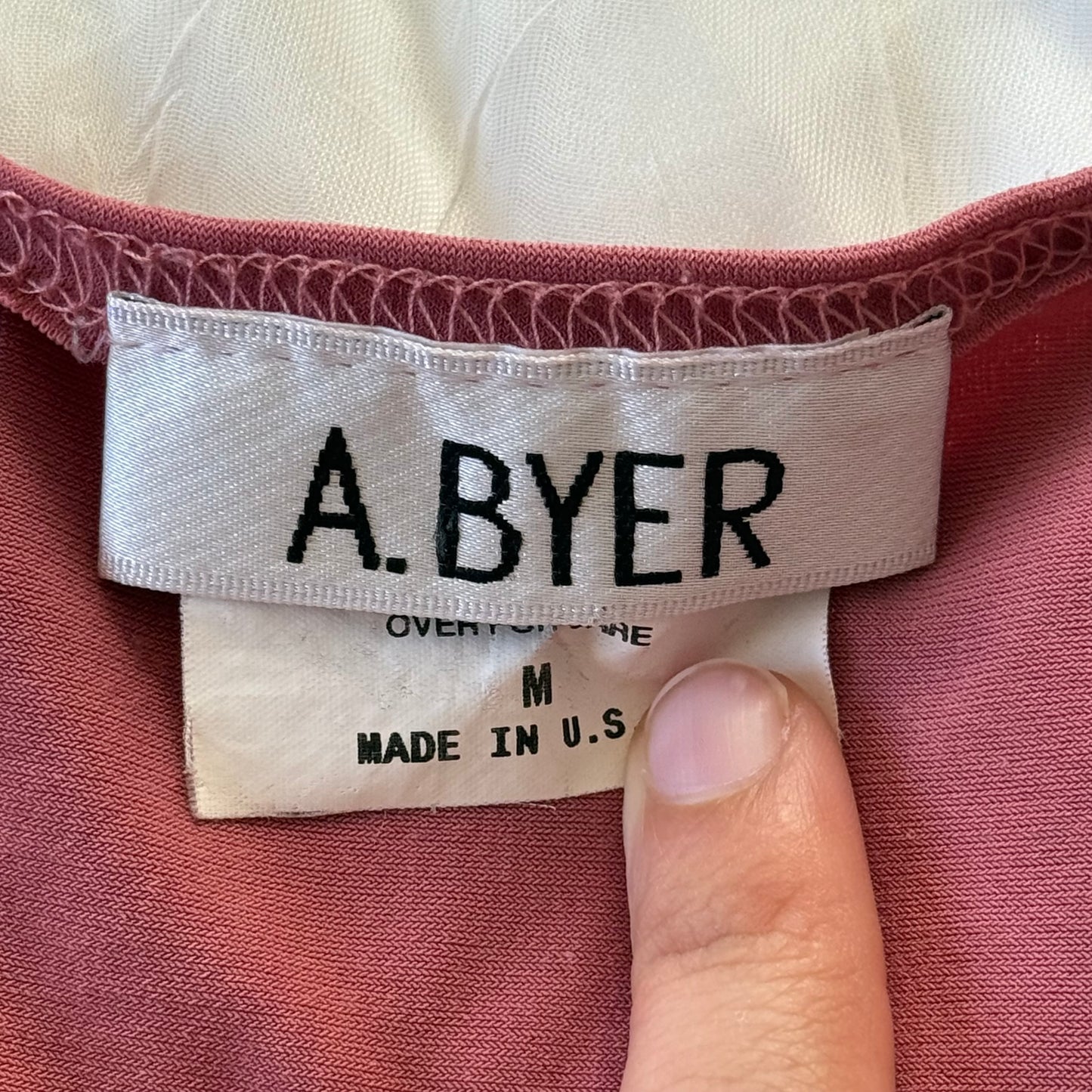 byer pink cottage lace top