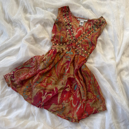 Summer sequin tank top