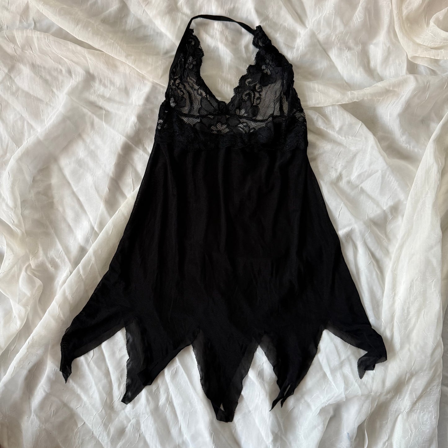 Black fairy lace top