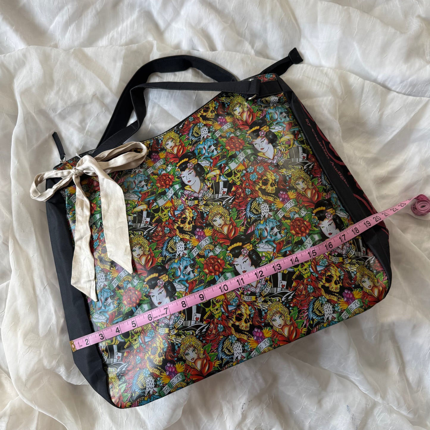 Ed Hardy oversized tote