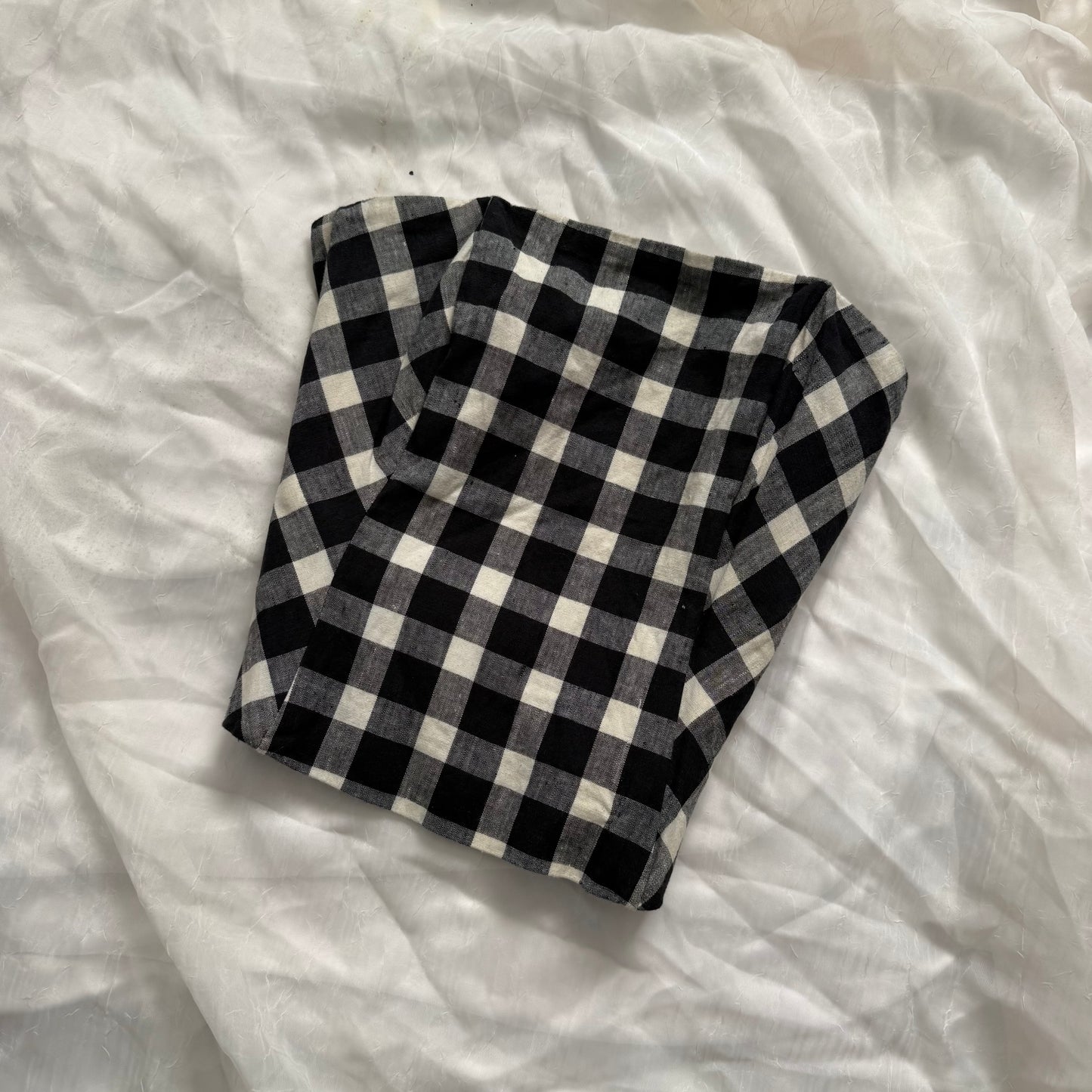 Checkered tube top