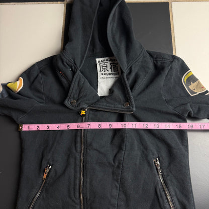 Harajuku fitted zip up jacket