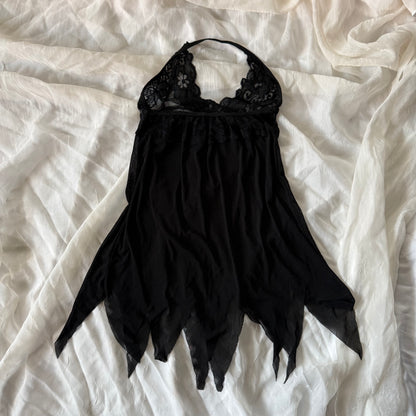 Black fairy lace top
