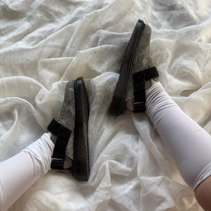 Doc marten acid wash mules