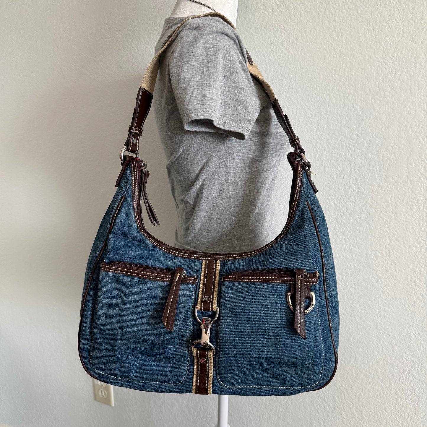 Tommy Hilfiger denim shoulder bag