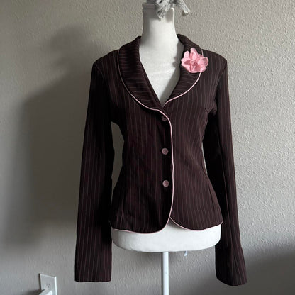 Ruby Rox striped blazer