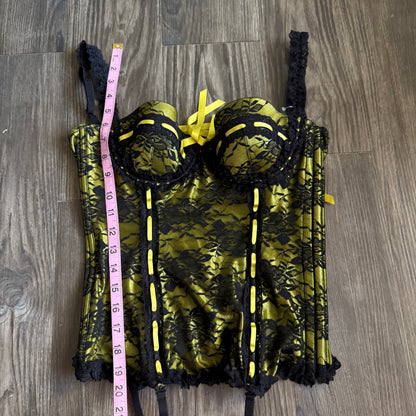 Fredrick’s of Hollywood yellow corset
