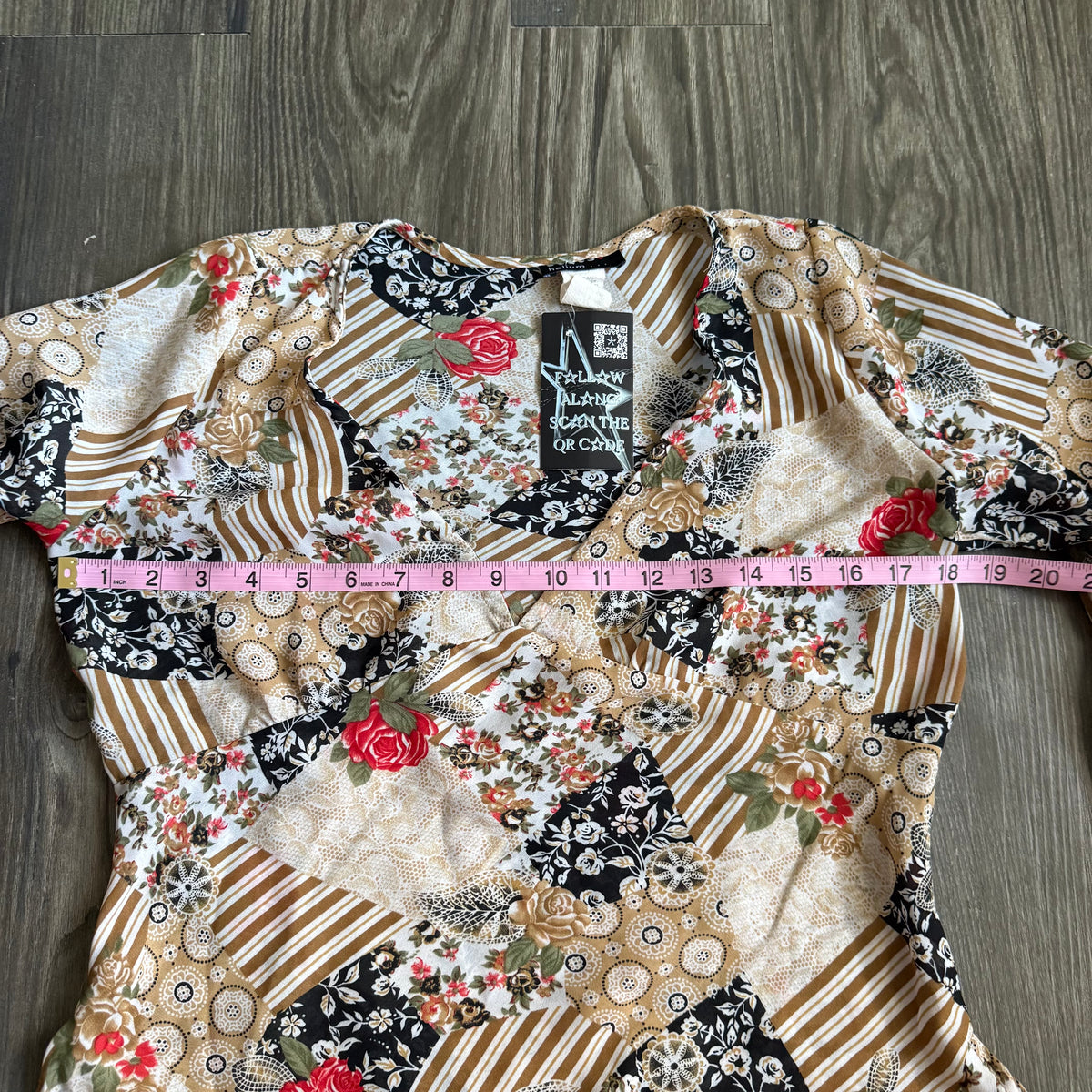 Misty’s boho flared sleeve top