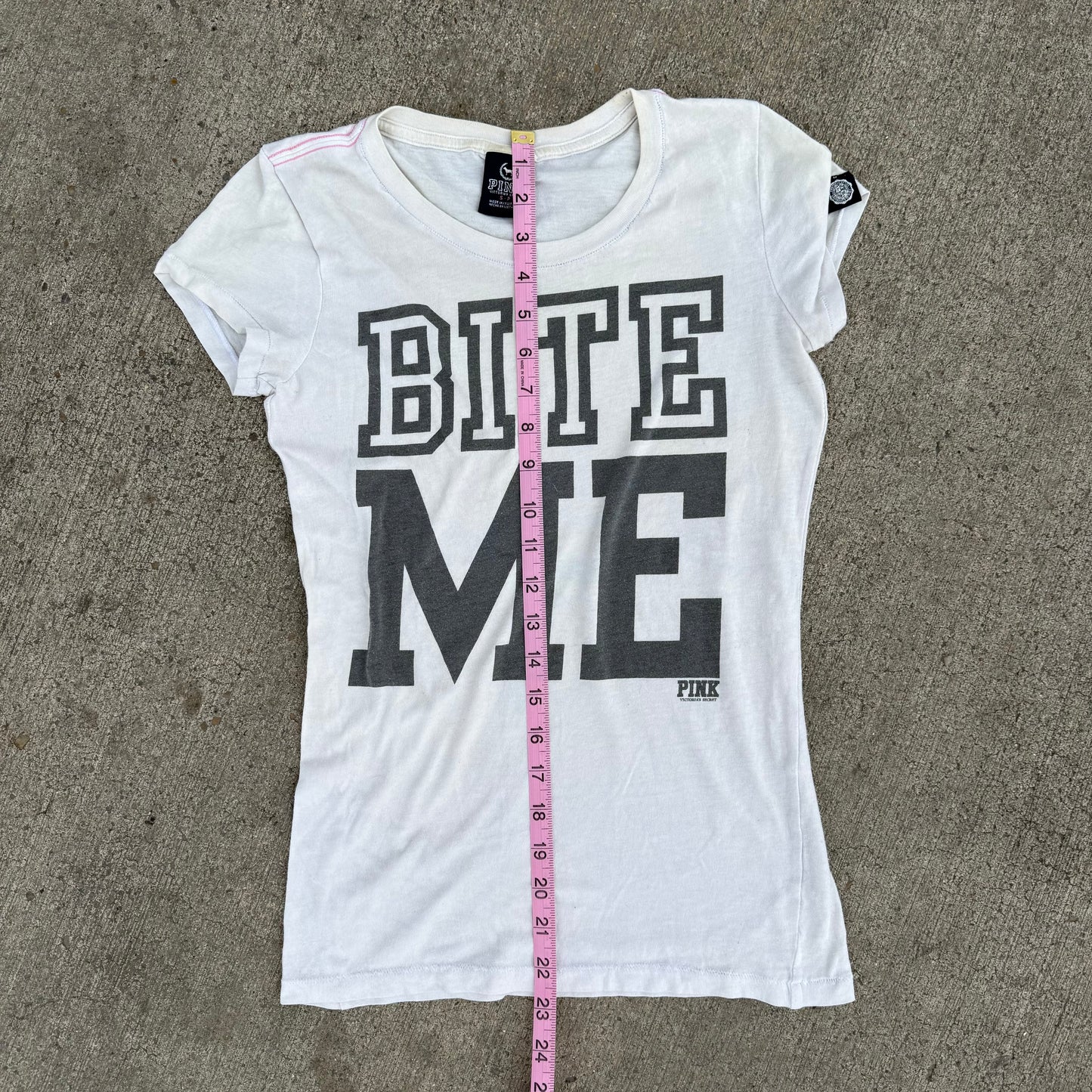 “Bite Me” PINK Victoria’s Secret top