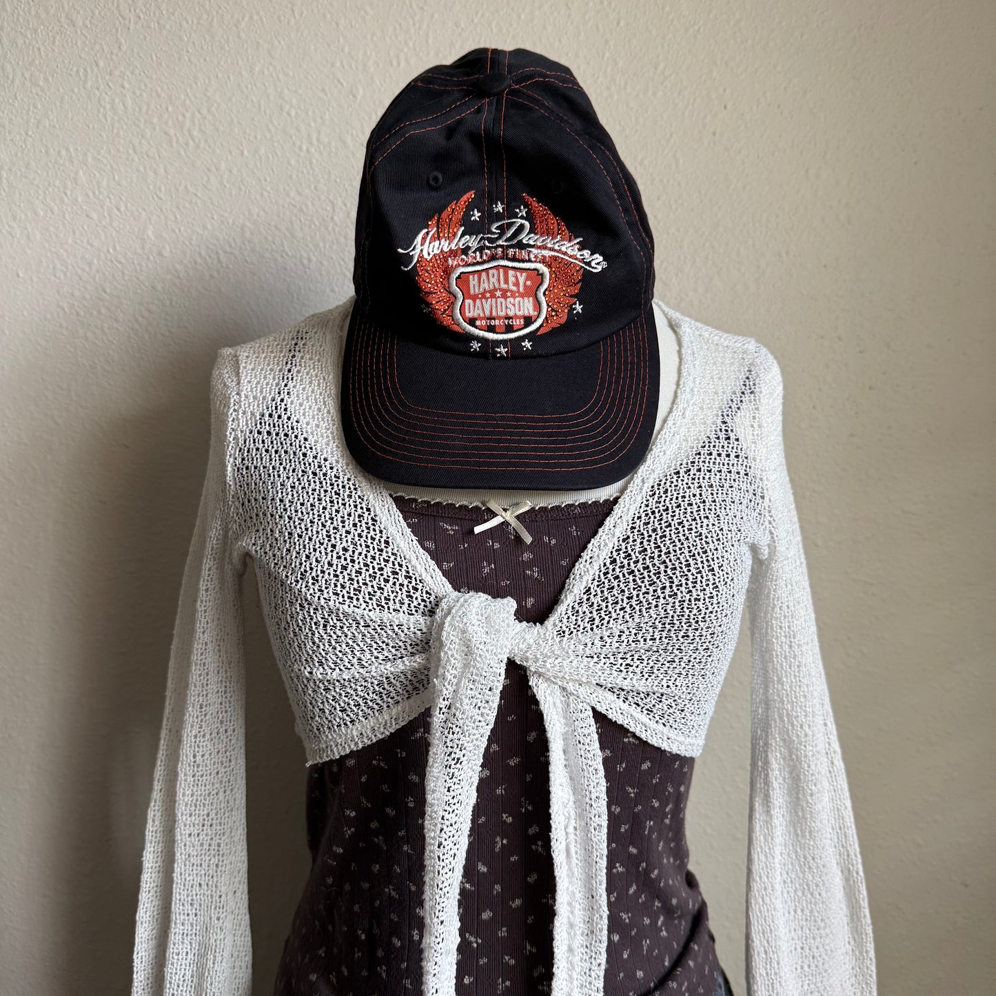 Rhinestone Harley Davidson hat