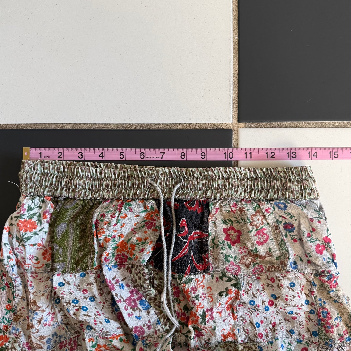 Cottage patchwork flower maxi