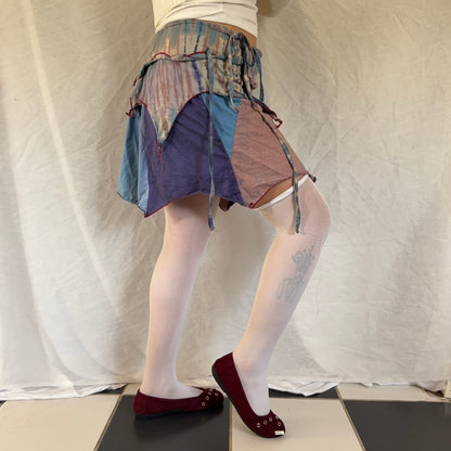 Fairy adjustable purple mini skirt