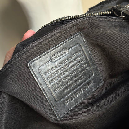 Black Coach shoulder bag