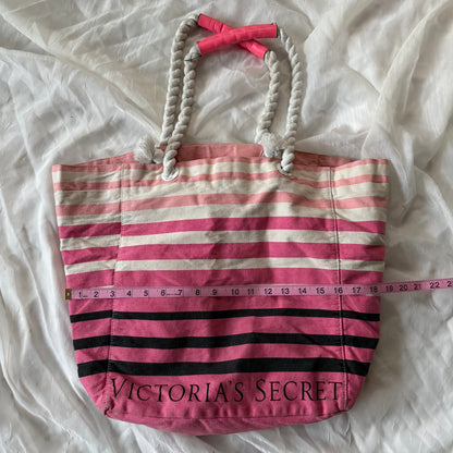Victoria’s Secret striped beach bag