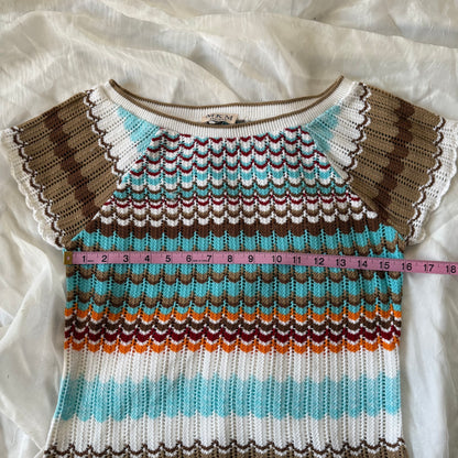 Soft knitted beach top