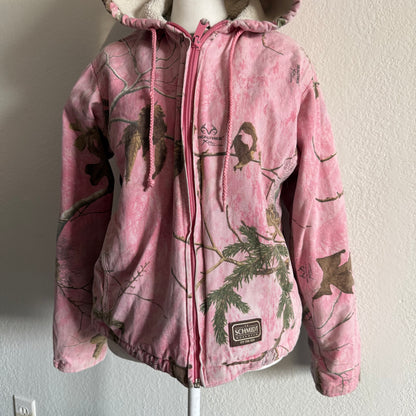 Pink camo workwear jacket