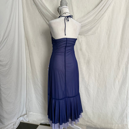 City Triangles purple fairy halter dress