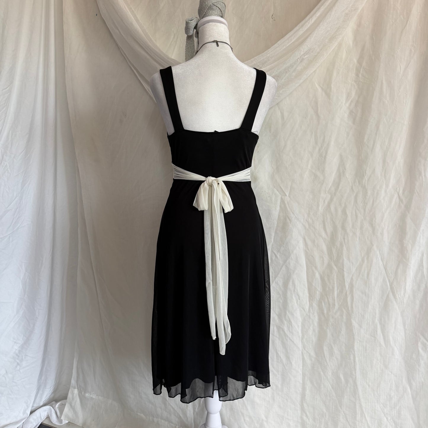 2000s Ruby Rox ribbon hoco dress