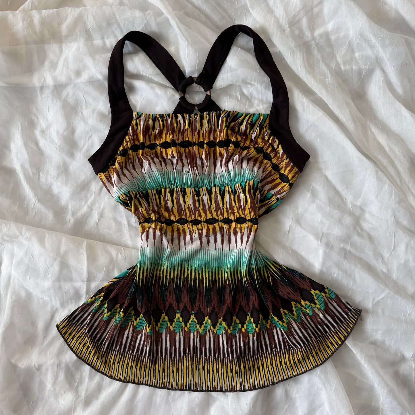 Brown fairy printed cami