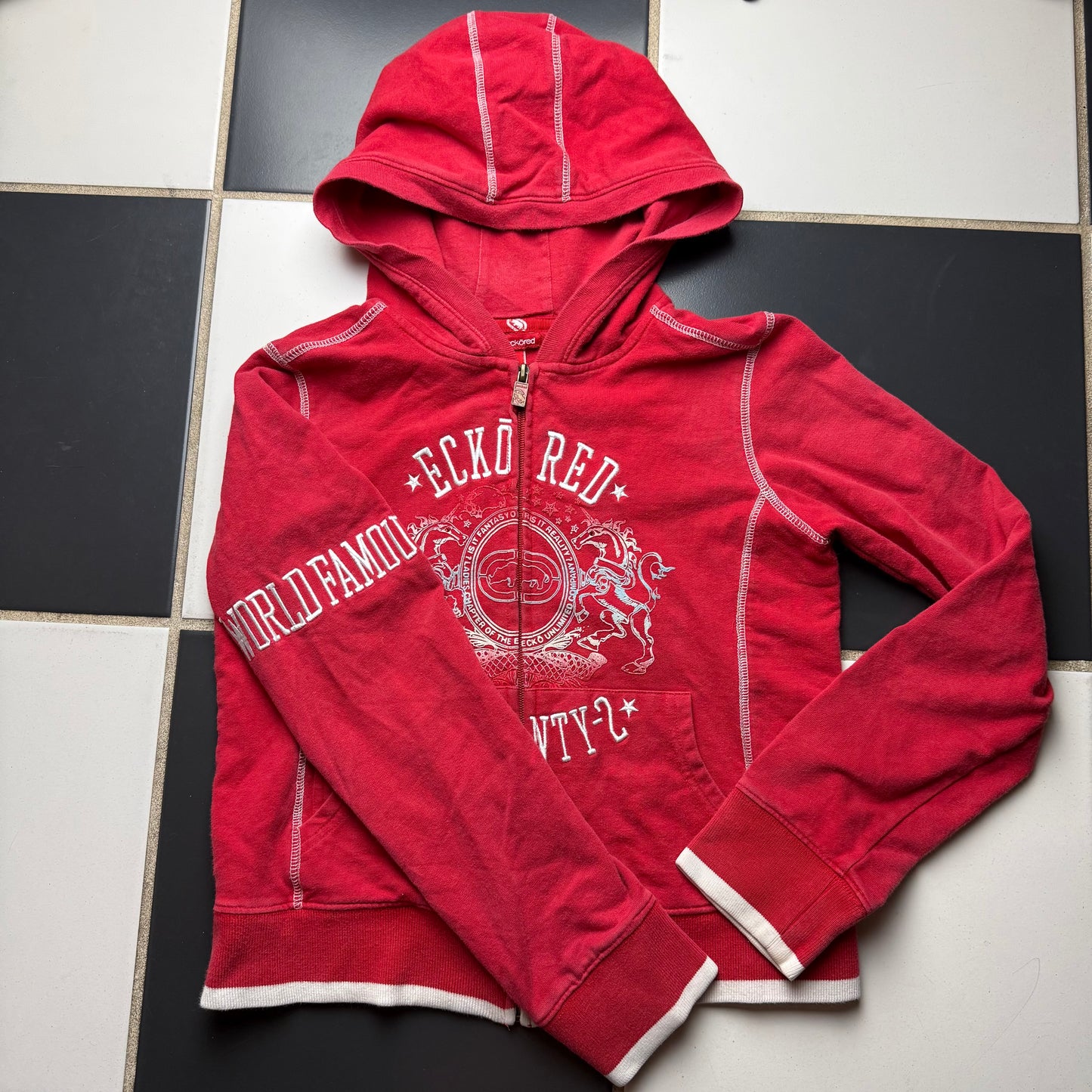 Ecko Red y2k red tracksuit
