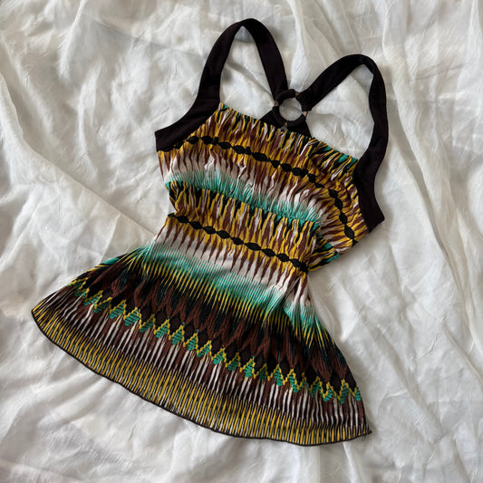 Brown fairy printed cami