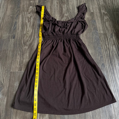 Molly’s brown fall dress