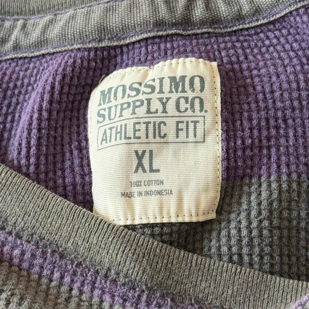 Purple and grey striped longsleeve