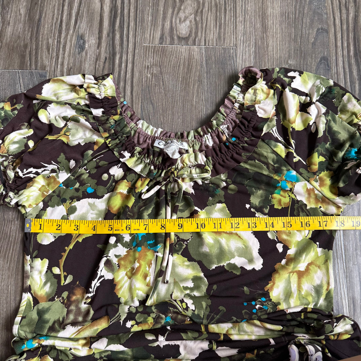 Claire’s flower babydoll top