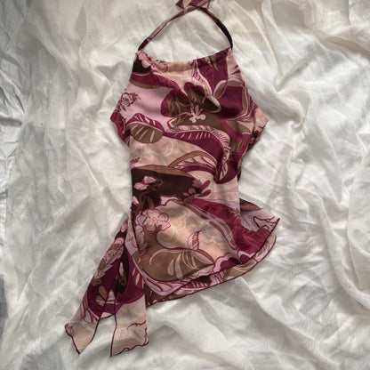 whimsical flower halter