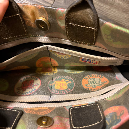 Dooney & Bourke circle logo handbag