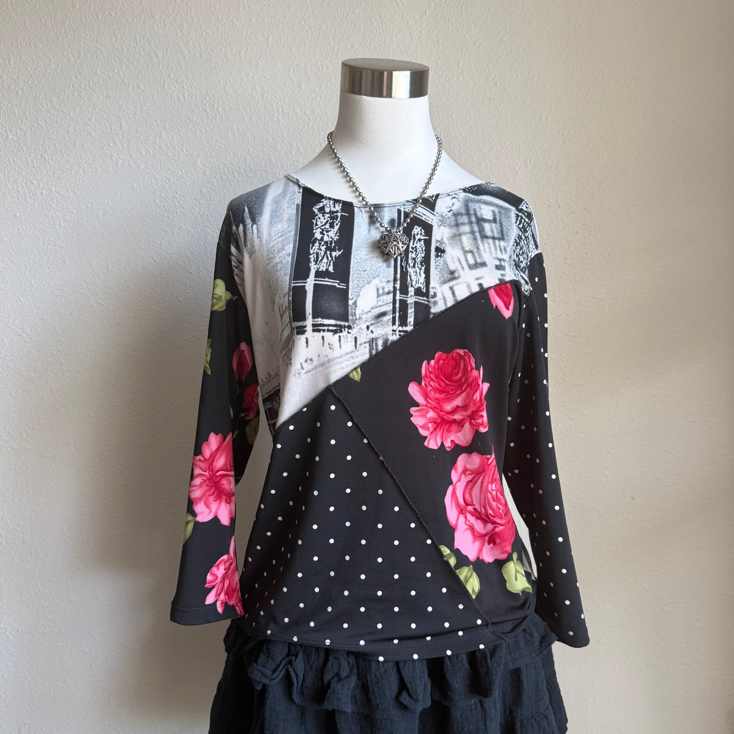 Jessica’s french dotted top