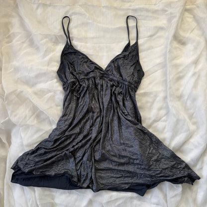 Velvet metallic cami top