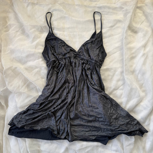 Velvet metallic cami top
