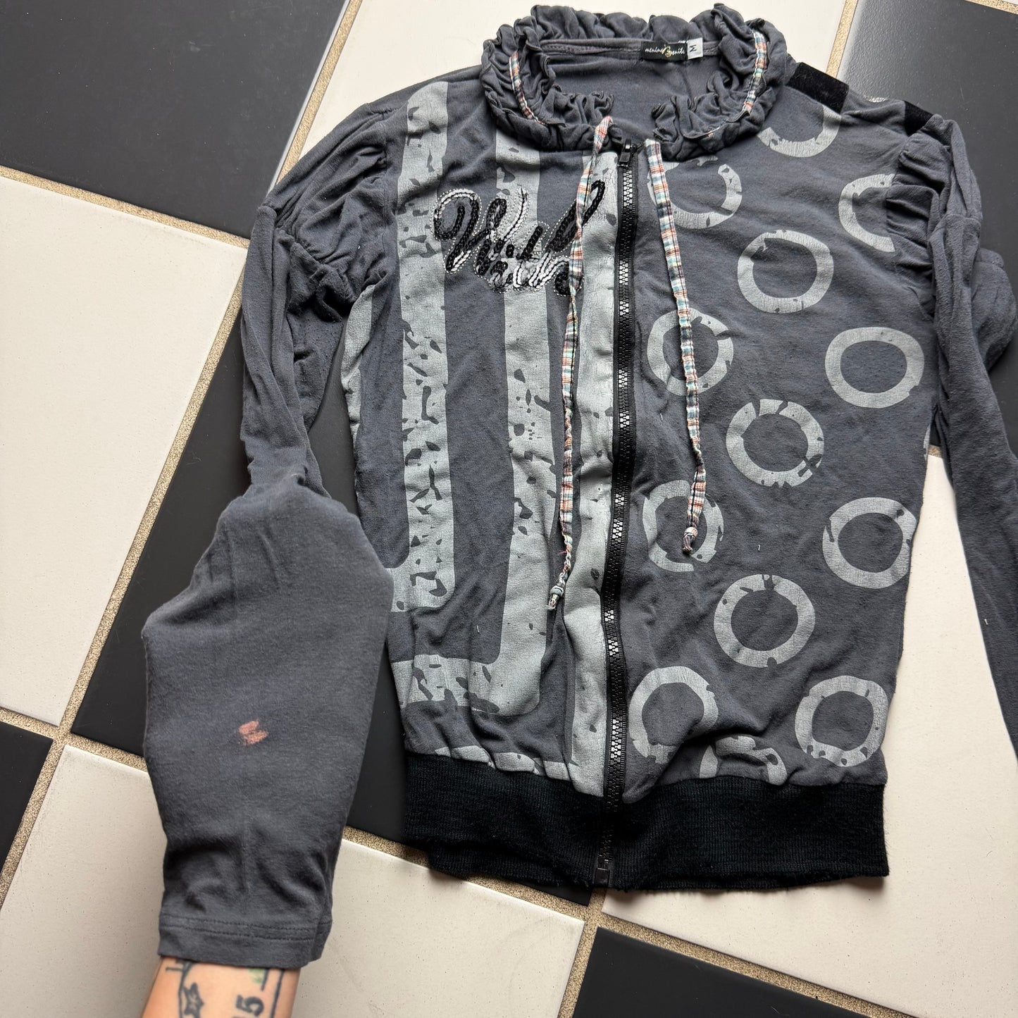 Whimsical fairy zip up